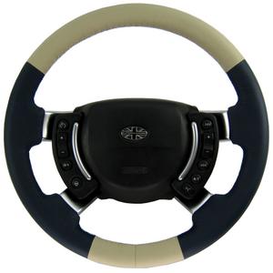 Range Rover L322 Steering Wheel  Heated + Navy & Parchment Leather Preview
